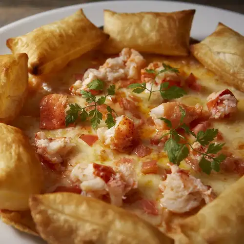 Lobster pie pizza