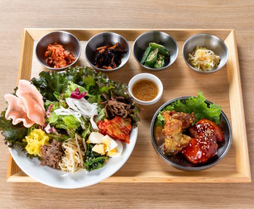 Bibiサラダ＆韓国チキン