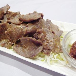 Appetizer beef tongue