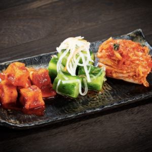 キムチの盛り合わせ