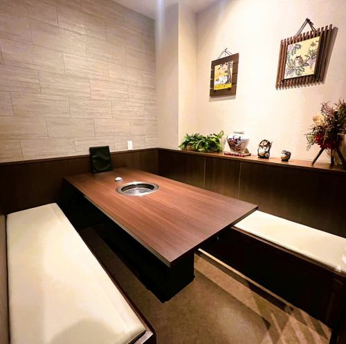 個室で楽しめる