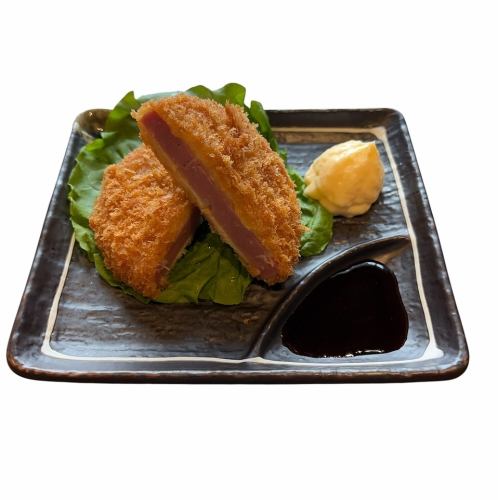 火腿肉饼