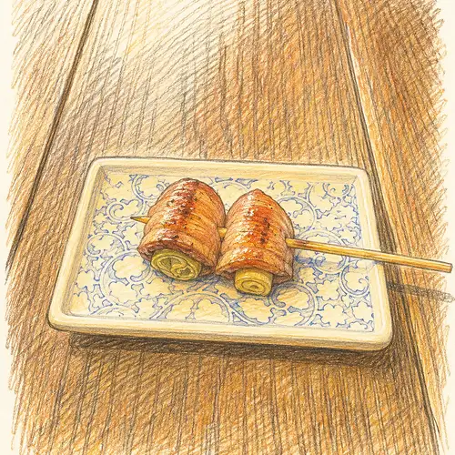 鴨肉韭菜串