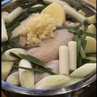 チヂミなどの本格韓国料理タッカンマリコース※2名さまからご利用可能　お一人様4500円（税込）