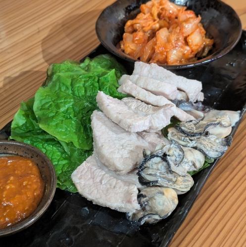 この冬のおすすめは牡蠣料理!!牡蠣チヂミ、牡蠣クッパなどこだわりの牡蠣料理あります★