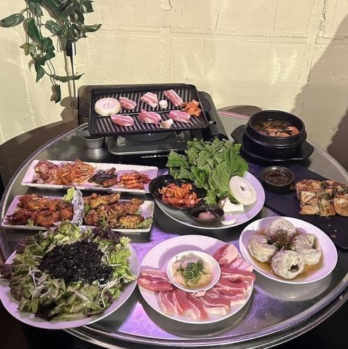こだわり韓国料理がずらり