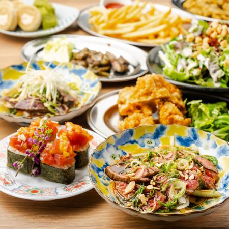 【肉宴会プラン】肉好きにピッタリ◆肉汁ステーキに鶏カルビ黒炙り焼き◆肉肉コース◆4999⇒
