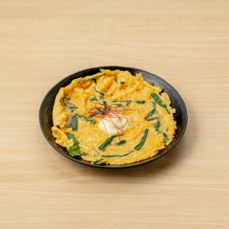 とろとろニラ玉明太