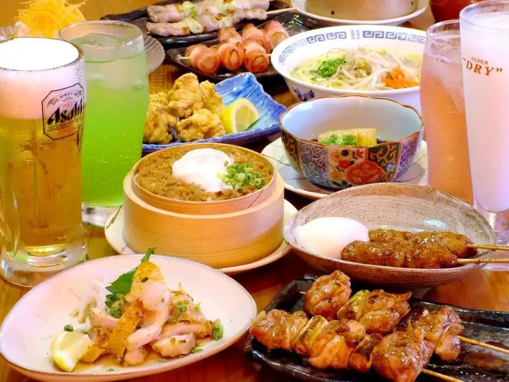 食べ飲み放題プラン！アサヒスーパードライも飲み放題OK！