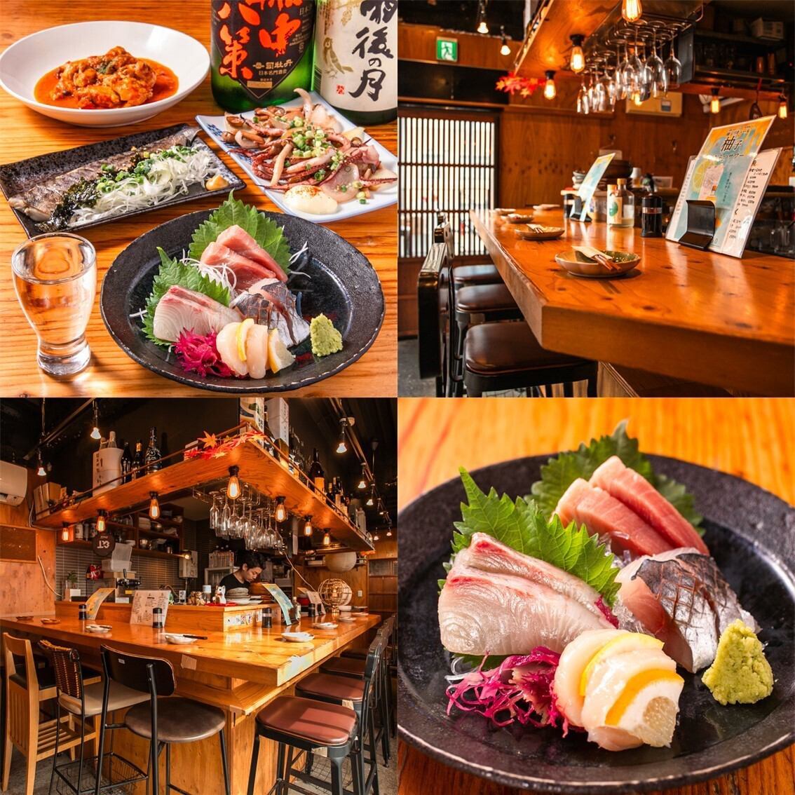 新鮮な海鮮や美味しいお肉料理を堪能◎各種宴会に対応したコースもご用意★