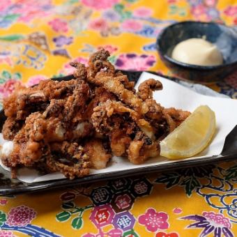 Deep-fried squid chicken