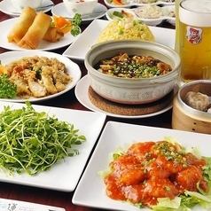 可以品尝青冈人气料理的套餐2,800日元起！包含2小时无限畅饮的套餐4,400日元起！