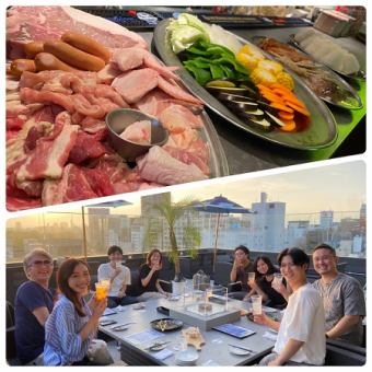 {Perfect for Golden Week♪} [Loft seats only] BBQ PLAN★Standard★ 2 hours all-you-can-drink included 5,000 yen