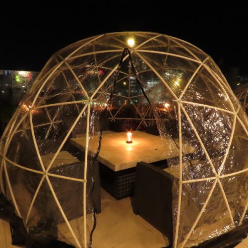 毎年大好評のクリアドーム