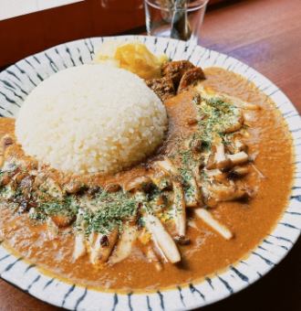 蘑菇鸡肉咖喱