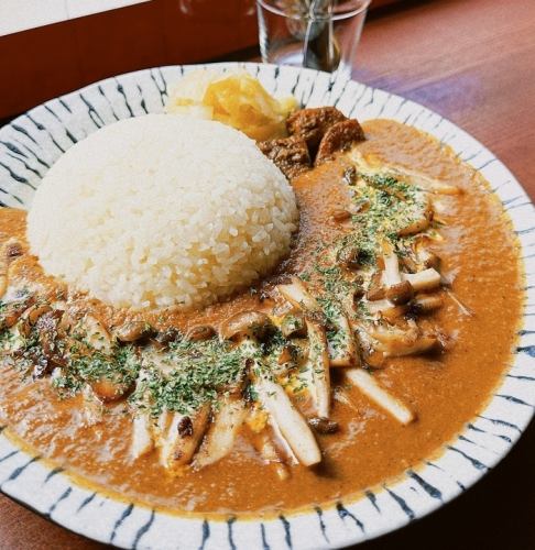 蘑菇鸡肉咖喱
