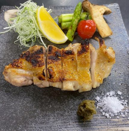 【炭火焼き会席コース】伊達鶏の炭火焼!お料理6品 6000円