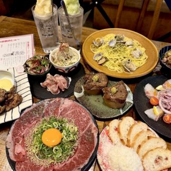 【2H飲み放題付き】人気2大名物が付いた『贅沢忘年会コース』※スパークリングプレゼント全11種