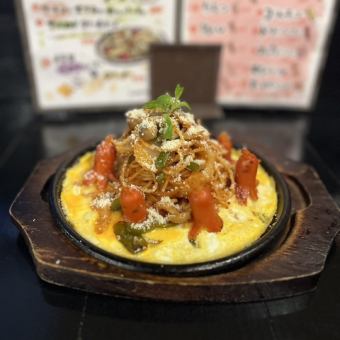 Octopus Rescue!! Iron Plate Omelet Napolitan