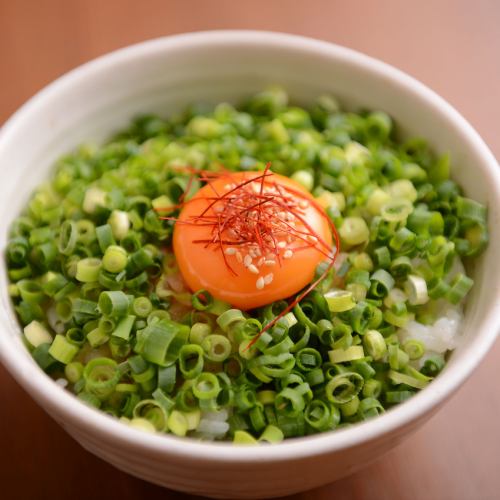 焼肉屋のねぎ卵かけごはん