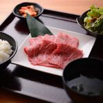 特選カルビ&特選ロース定食