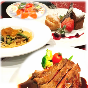 Lunch course “Celebrity Lunch” with exclusive benefits for online reservations