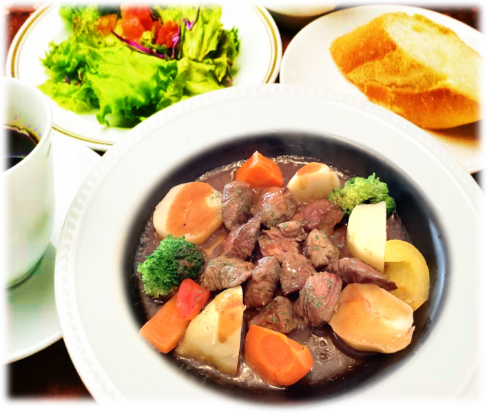 特製国産ビーフステーキランチ