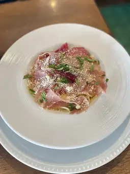 生ハムのアーリオ・オーリオパスタ