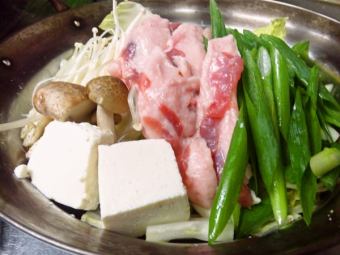 ★名物塩ちゃんこコース★ 120分飲み放題付き♪ 飲み会・宴会に♪ 5280円(税込)