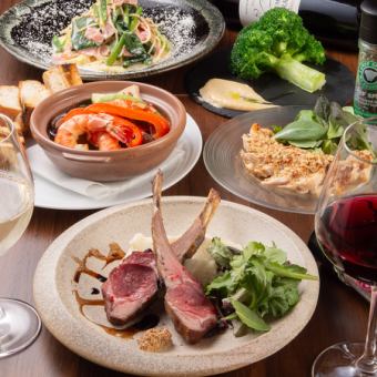 【飲み放題付きコース♪】旬の食材を贅沢に使用した店主のおまかせコース　7000円(税込)