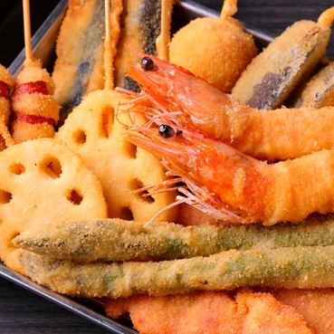 軽さが自慢！小鉄の串カツ