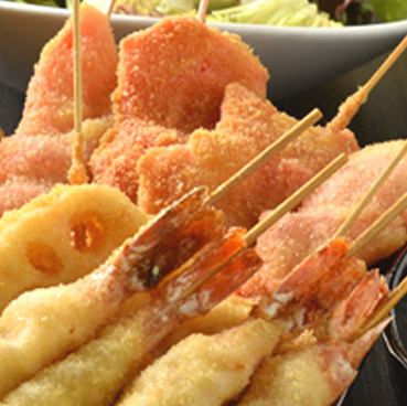 小鉄流で楽しむ串カツ