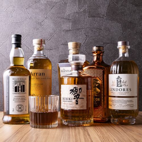 ウィスキーの種類多数あり