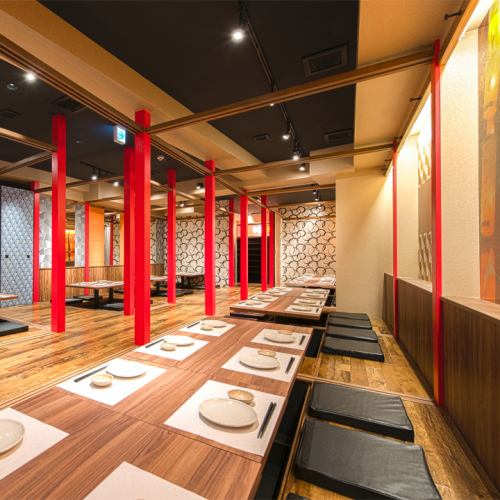 Many completely private rooms available!