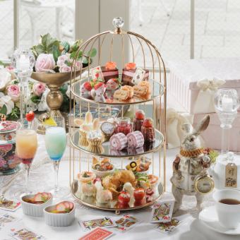[11:30-13:15] Alice and the Castle Afternoon Tea ☆ All-you-can-drink soft drinks included 5,500 yen