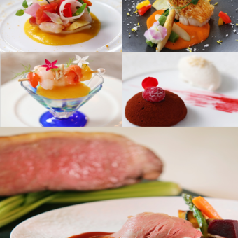 [Lunch] Restaurant Versailles course 8,000 yen (tax included)