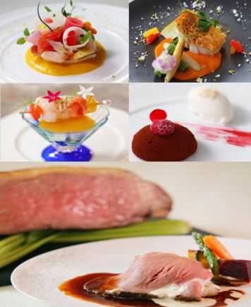 [Lunch] Restaurant Versailles course 8,000 yen (tax included)