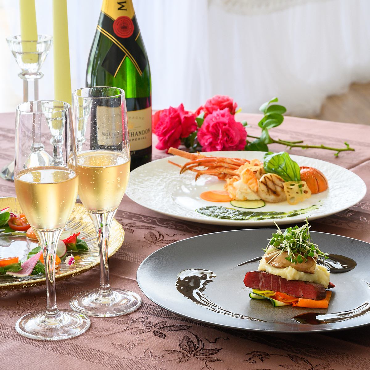 記念日にぴったりな料理と空間!