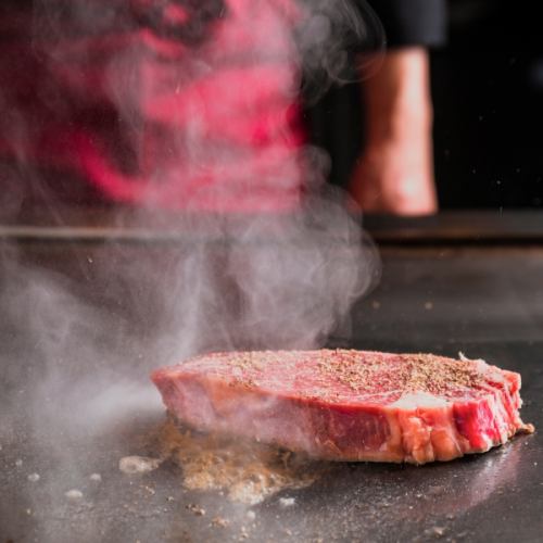 Enjoy authentic teppanyaki for lunch♪ Even customers from outside the prefecture are very satisfied◎