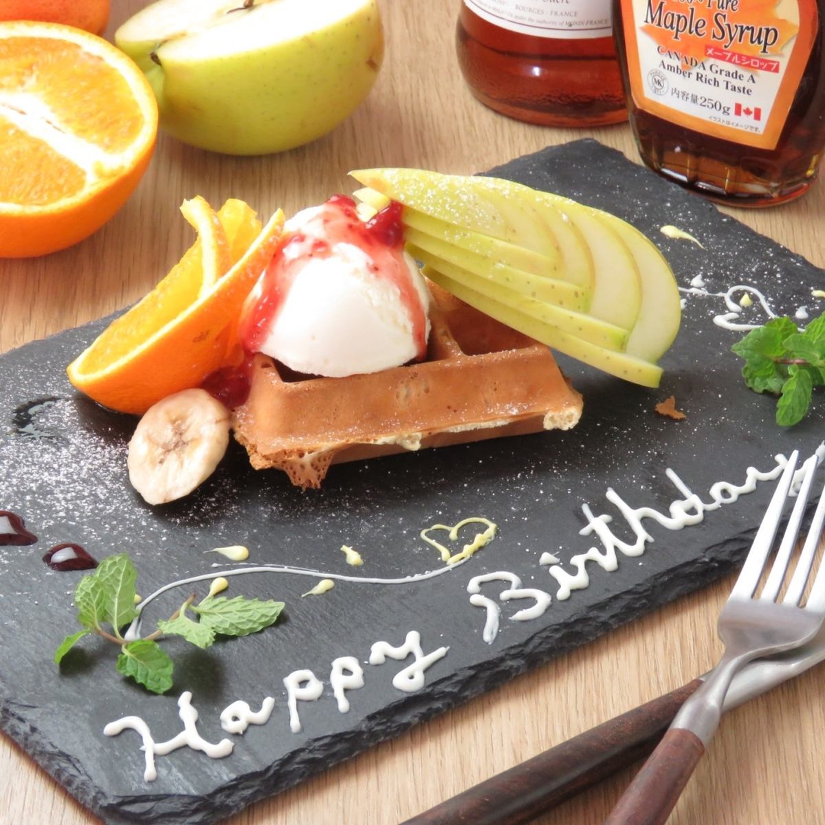 There is a special surprise plate ♪ Please for anniversaries and birthdays !!