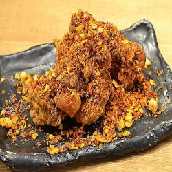 淡路どりの唐揚げ 毛沢東スパイスがけ