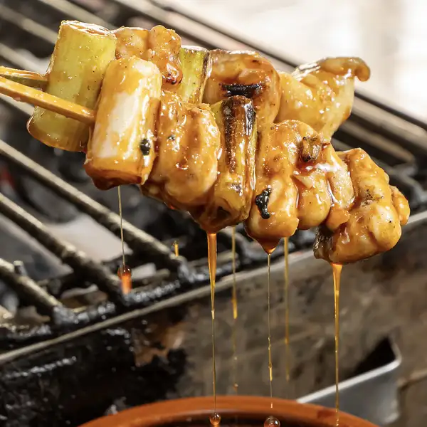 新鮮な国産若鶏を使った『焼鳥』