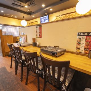 This is the perfect seat for a date or solo diners!