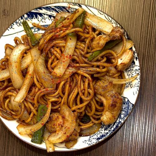 ホルモン焼きそば