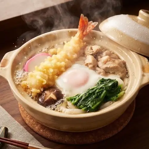밤의 것은 【계절 한정 나베야키 우동】