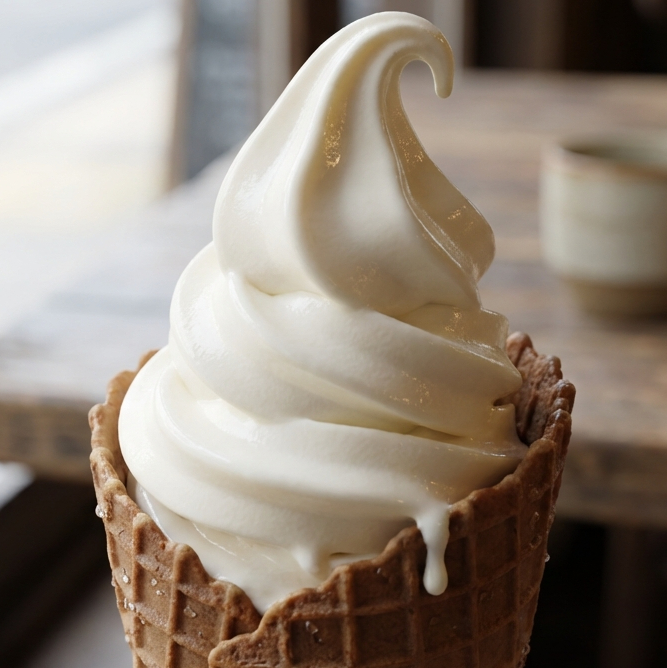 北海道産ソフトクリーム