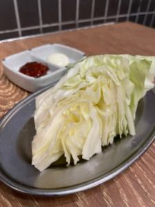 (Crispy!) Cabbage miso mayo