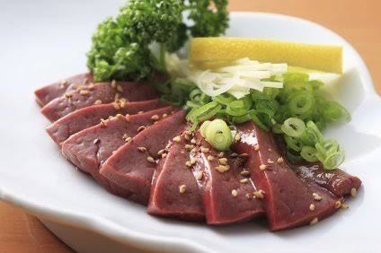 Domestic horse sashimi liver