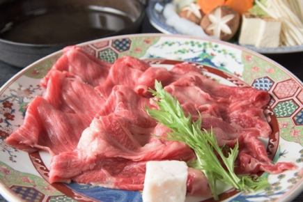 和牛すき焼きコース　