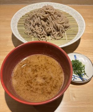 ‼️海老の温かいすり流し蕎麦‼️